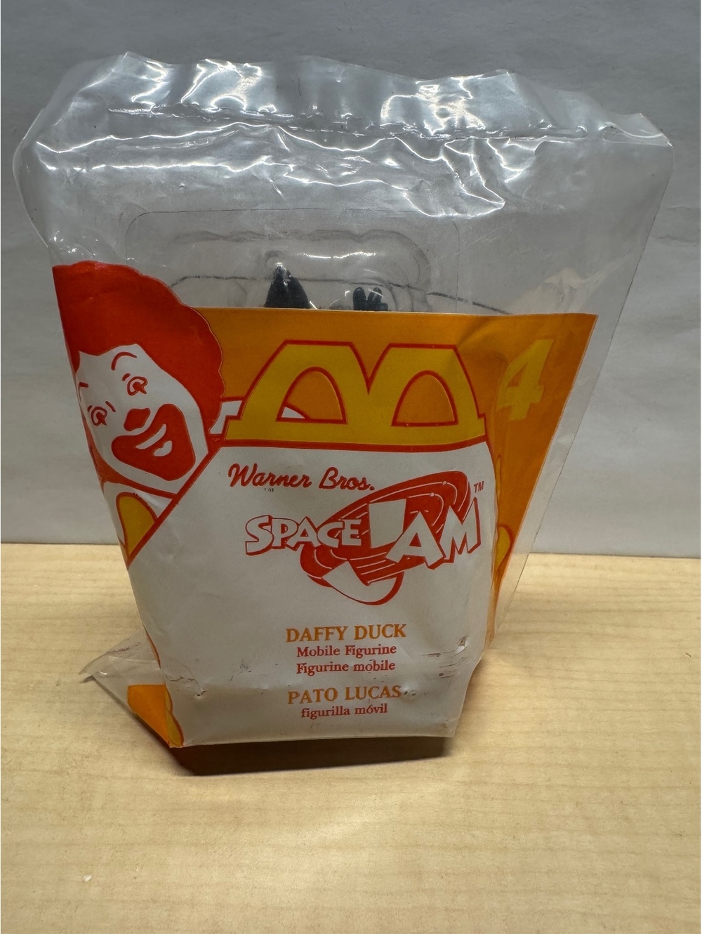 1996 McDonald's Space Jam Toy #4 Daffy Duck new in bag